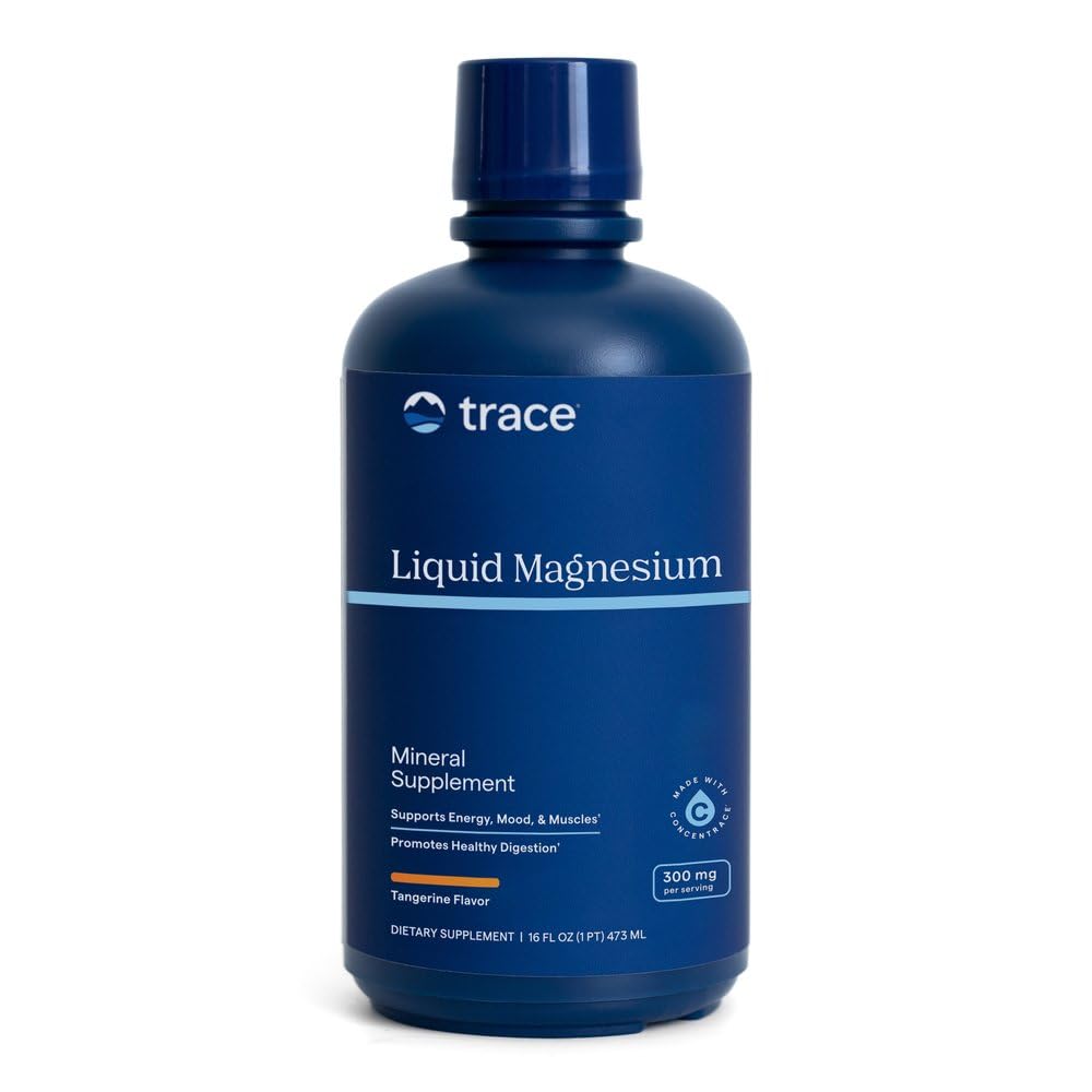 Trace Minerals botella frontal mostrando etiqueta y volumen 473 ml, beneficio de claridad