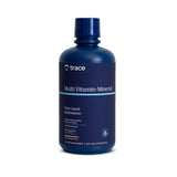 Trace Minerals envase frontal naranja mango mostrando volumen y diseño útil