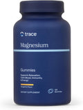 Trace Minerals frasco delantero mostrando gominolas y etiqueta clara