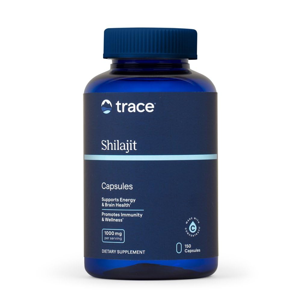 Trace Minerals frasco frontal del producto que destaca conveniencia y concentración