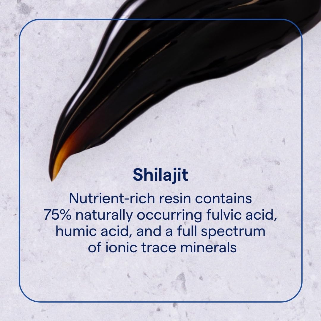 Trace Minerals detalle de textura de resina que muestra consistencia y pureza