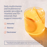 Trace Minerals sobre individual Orange Blast listo para llevar y fácil dosis