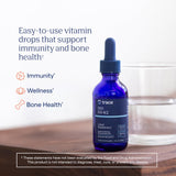 Trace Minerals gotas en cuentagotas resaltando textura iónica y fácil dosificación