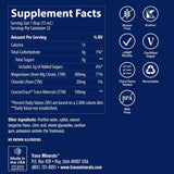 Trace Minerals gotas en mano mostrando textura líquida y rápida mezcla