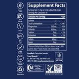 Trace Minerals gotas vertiéndose y beneficiando mezcla rápida en líquidos