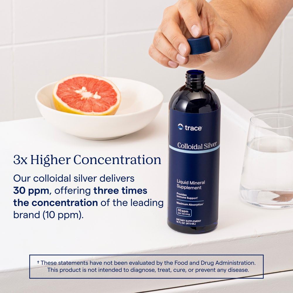 Trace Minerals botella en ambiente de cocina demostrando uso cotidiano