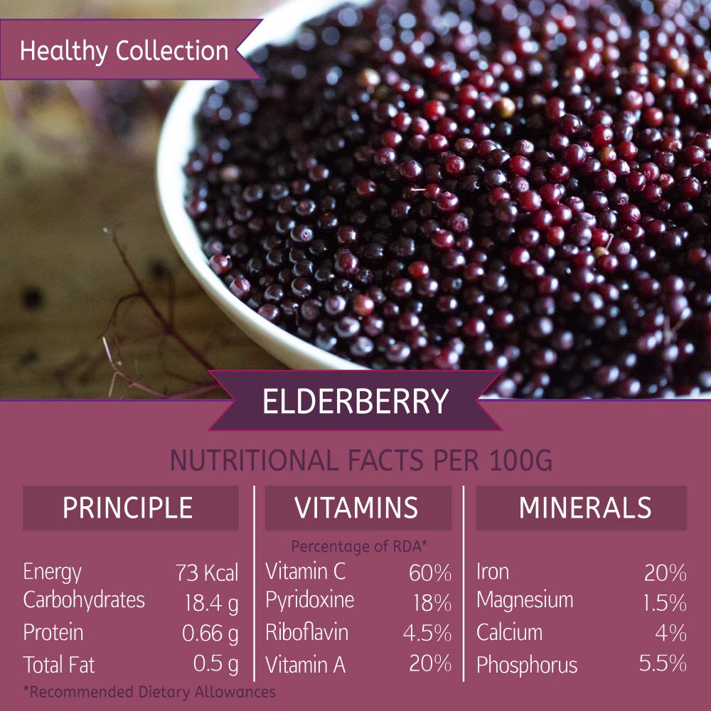TradeKing taza de té preparado con elderberries, bebida caliente reconfortante para uso casero
