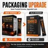 TRADESMAN NUTRITION varios sobres dispuestos para transporte fácil
