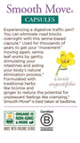 Traditional Medicinals cápsulas en plato para comparar escala y porción