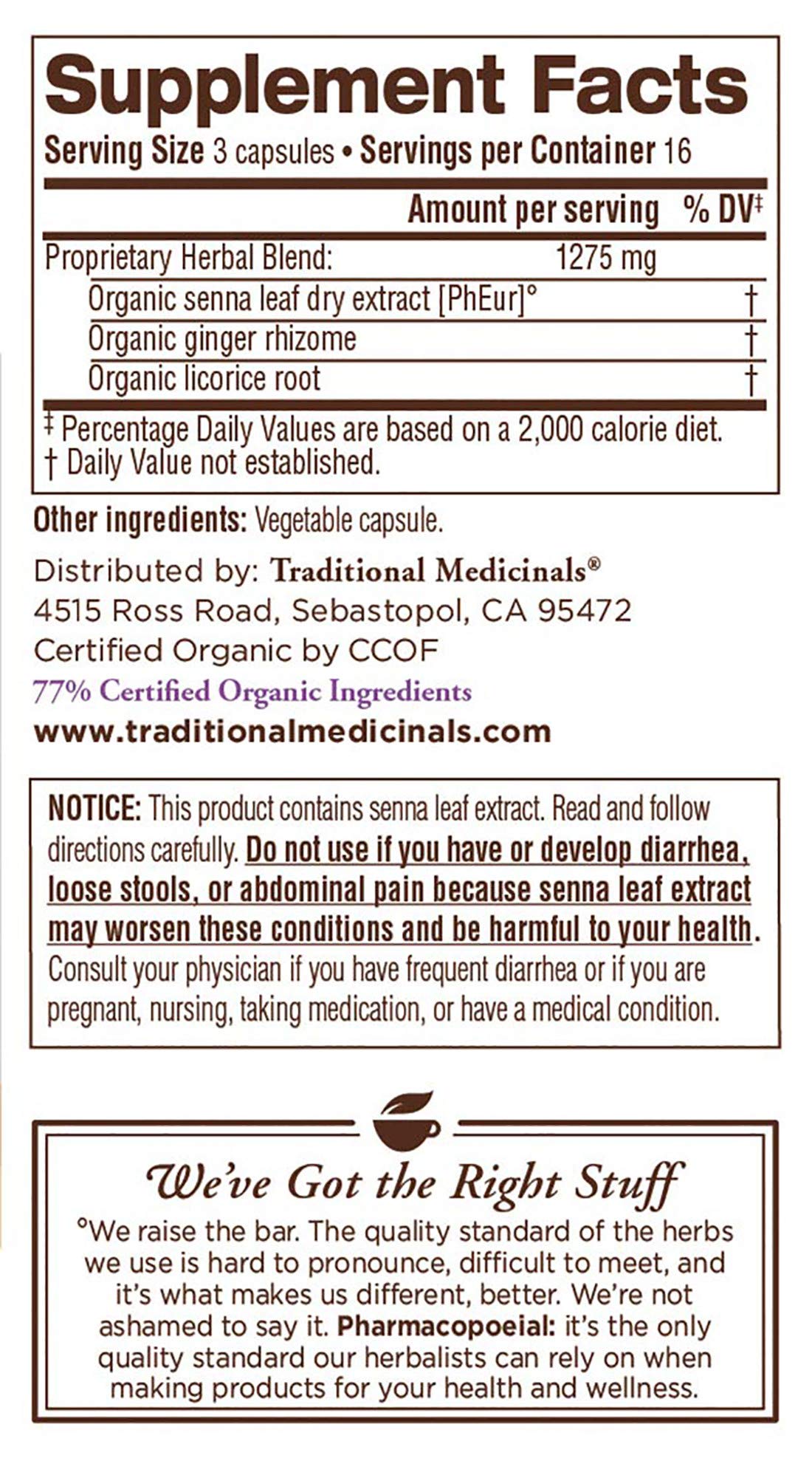 Traditional Medicinals sellos de certificación orgánica que refuerzan confianza