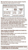 Traditional Medicinals etiqueta con información y pruebas de calidad visibles