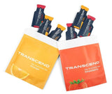Transcend etiqueta con información de glucosa y concentración clara para seguridad