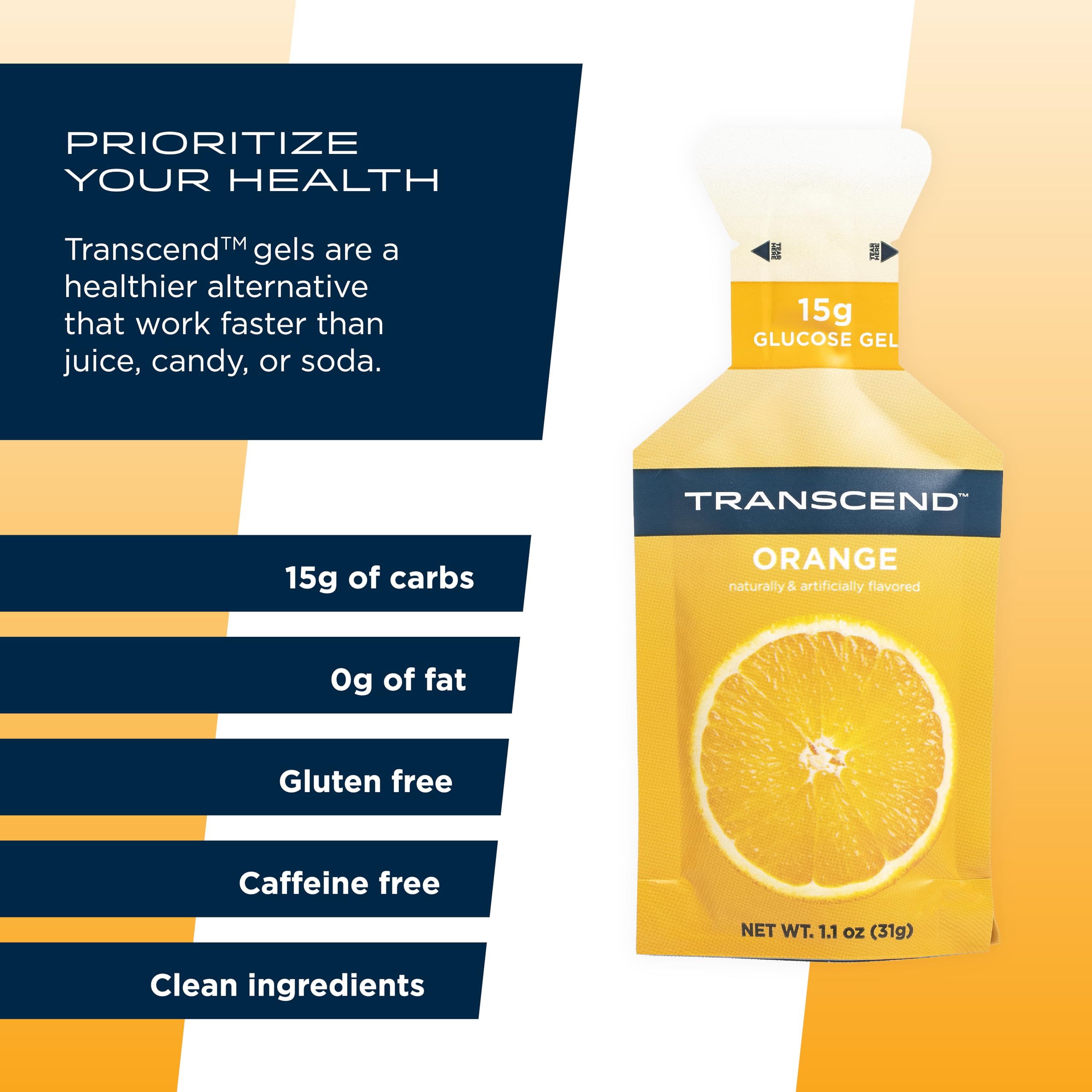Transcend gel en uso por ciclista beneficiando energía instantánea
