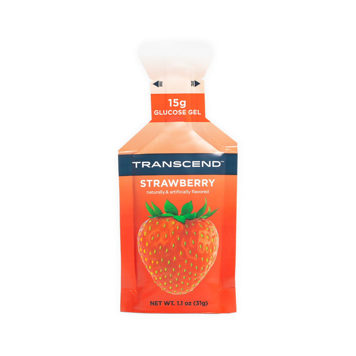 Transcend gel fresa vista frontal mostrando empaque y conveniencia