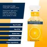 Transcend mini naranja paquete de 12 exhibido para almacenamiento prolongado