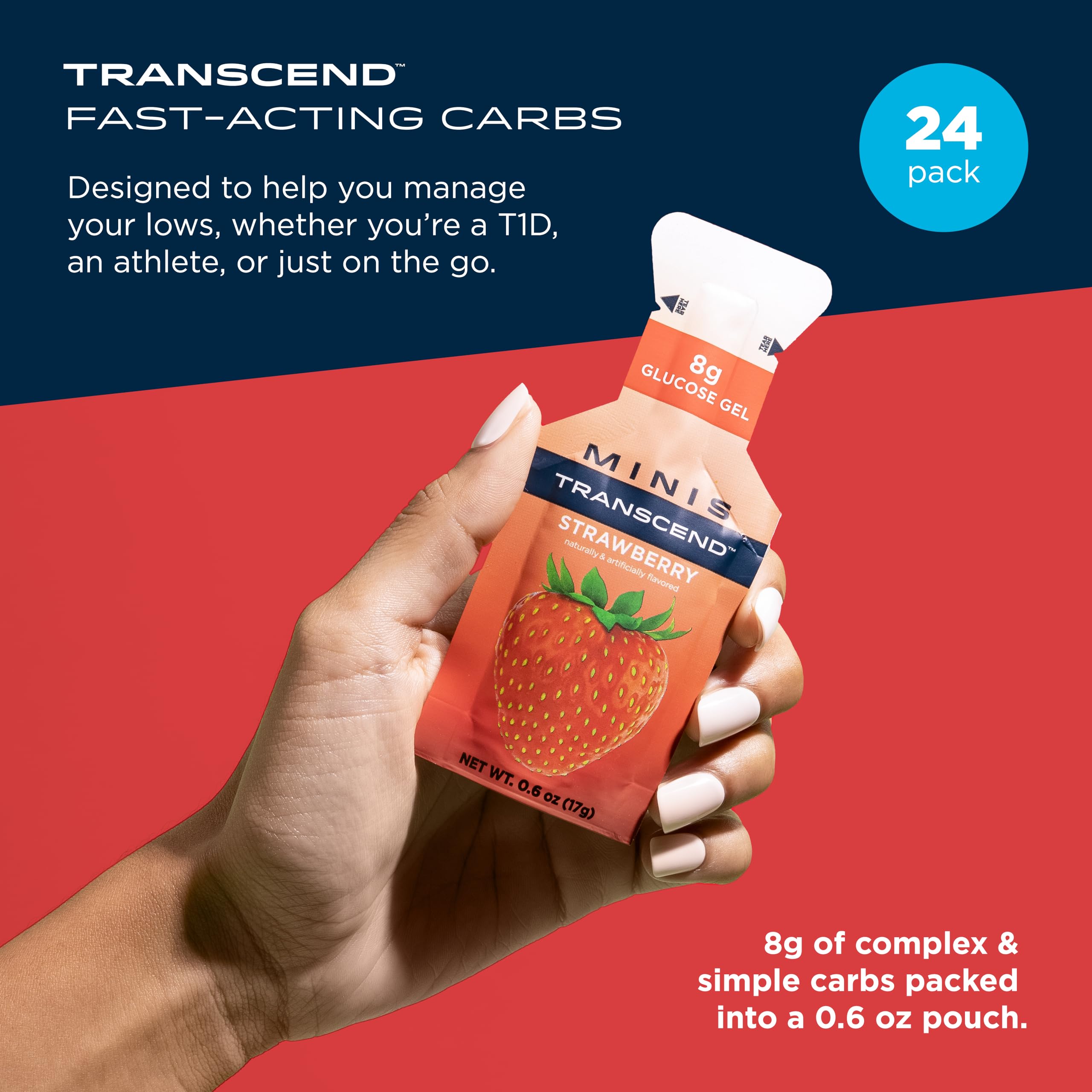 Transcend varios sobres apilados listos para uso rápido en entrenamiento