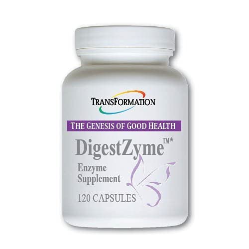 TRANSFORMATION envase frontal mostrando la etiqueta y beneficios digestivos