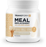 TransformHQ frasco frontal de vainilla mostrando diseño y raciones
