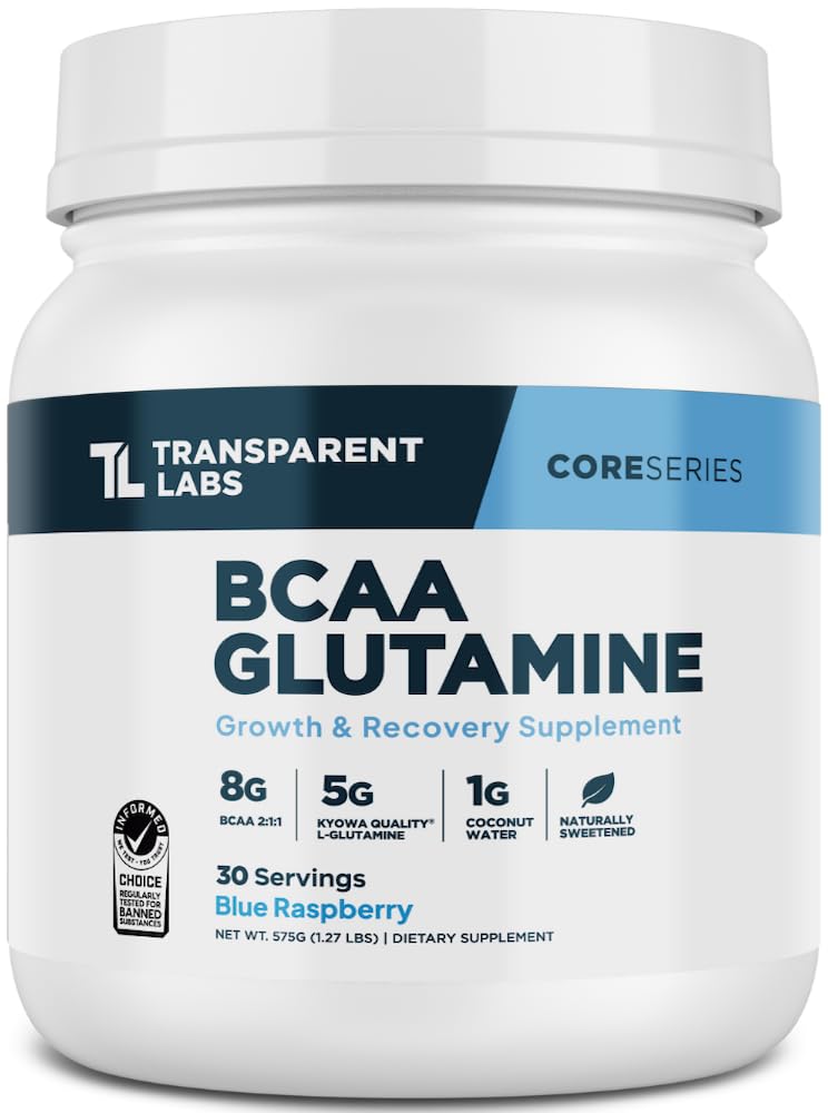 Transparent Labs bote frontal mostrando etiqueta clara y beneficios
