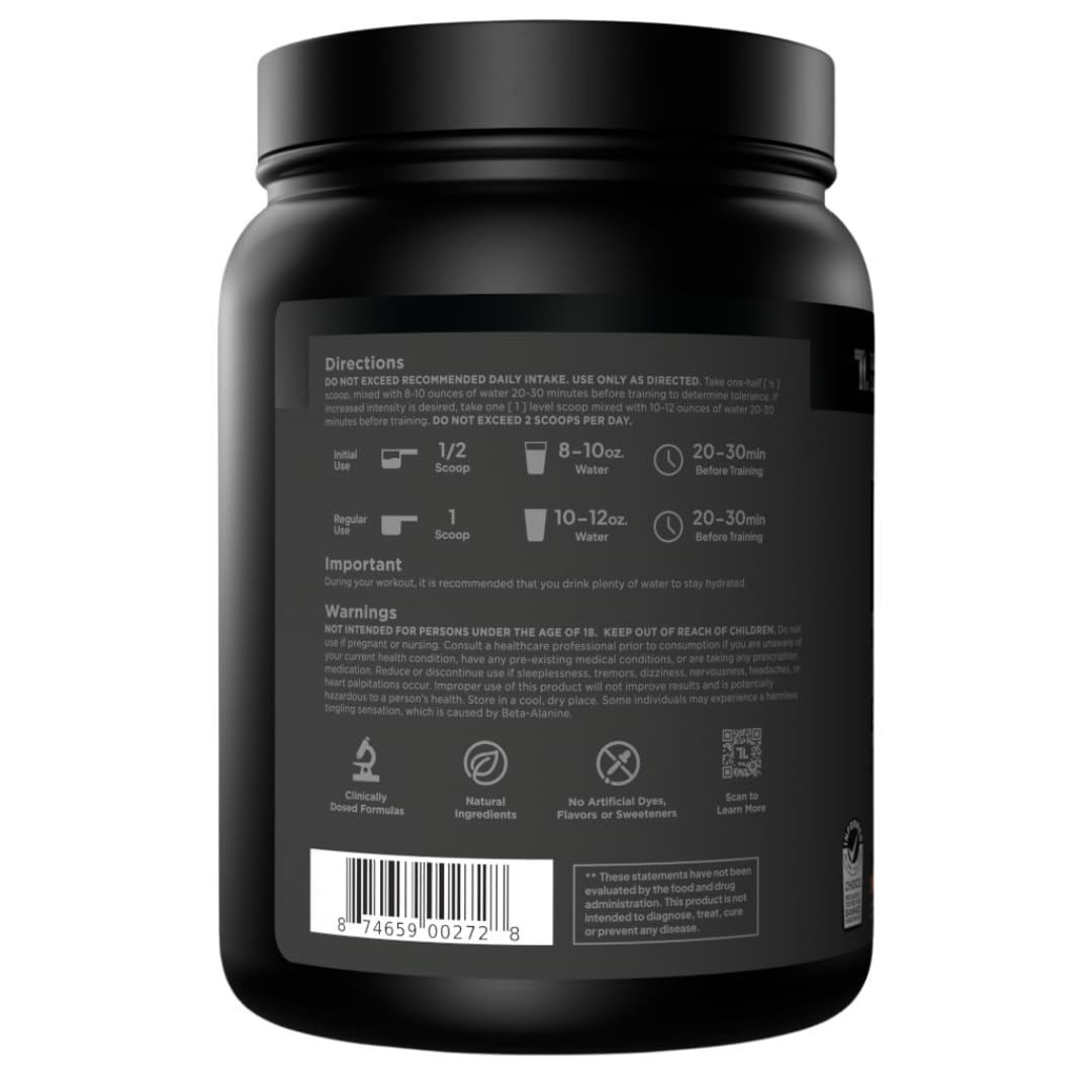 Transparent Labs atleta entrenando con energía sostenida y concentración