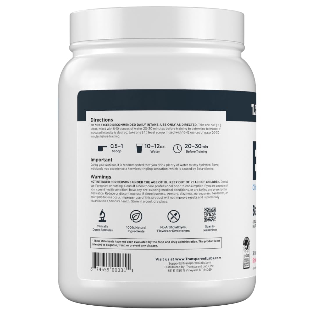 Transparent Labs en gimnasio estilo de vida mostrando rendimiento y enfoque