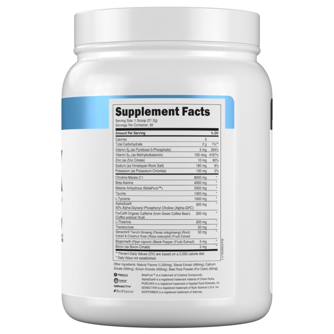Transparent Labs ingredientes en mesa destacando calidad y origen natural