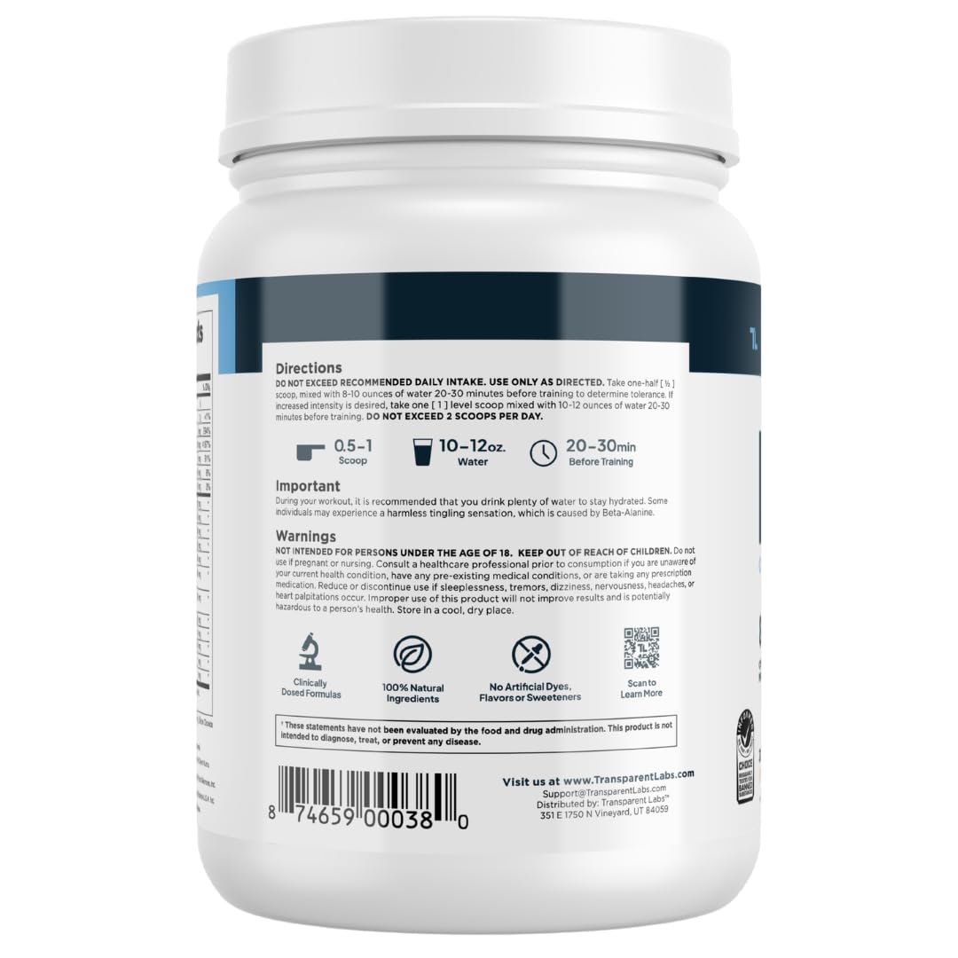 Transparent Labs bebida sabor piña coco en vaso que ofrece sabor natural
