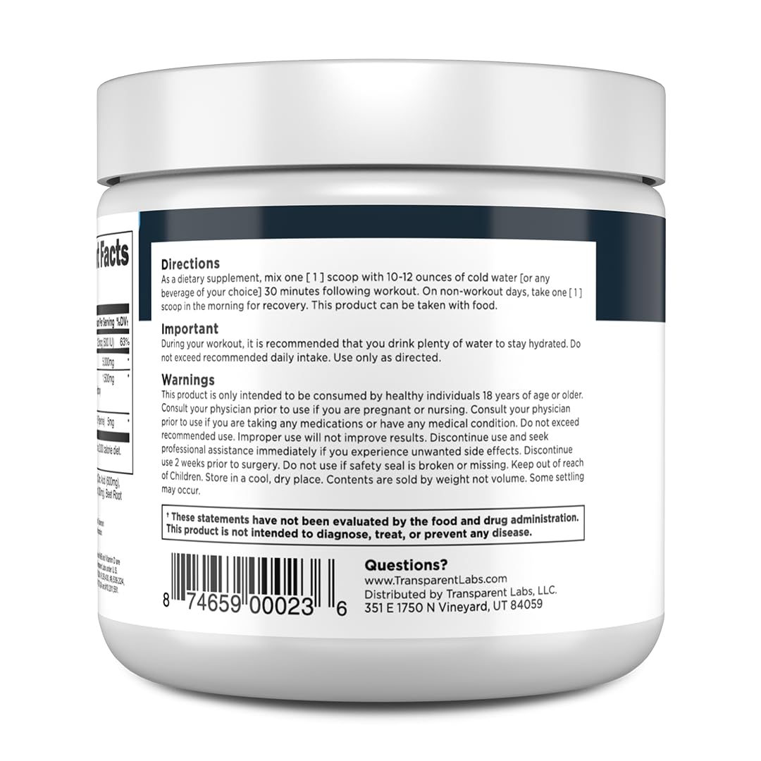 Transparent Labs producto en ambiente tropical resaltando sabor y disfrute natural