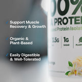 Detalle de etiqueta nutricional de Transparent Labs mostrando 28g proteína por porción