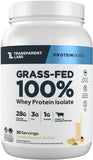 Transparent Labs envase frontal sabor Vainilla Peanut Butter con 28g proteína