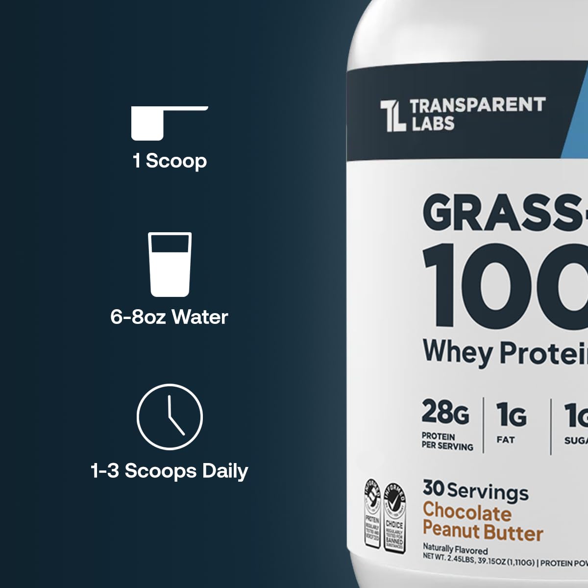 Transparent Labs imagen de vacas en pastura representando origen grass-fed