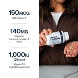 Transparent Labs multivitamínico en uso con desayuno equilibrado