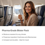 TRAVELSANA etiqueta con ingredientes y estándar de gingeroles
