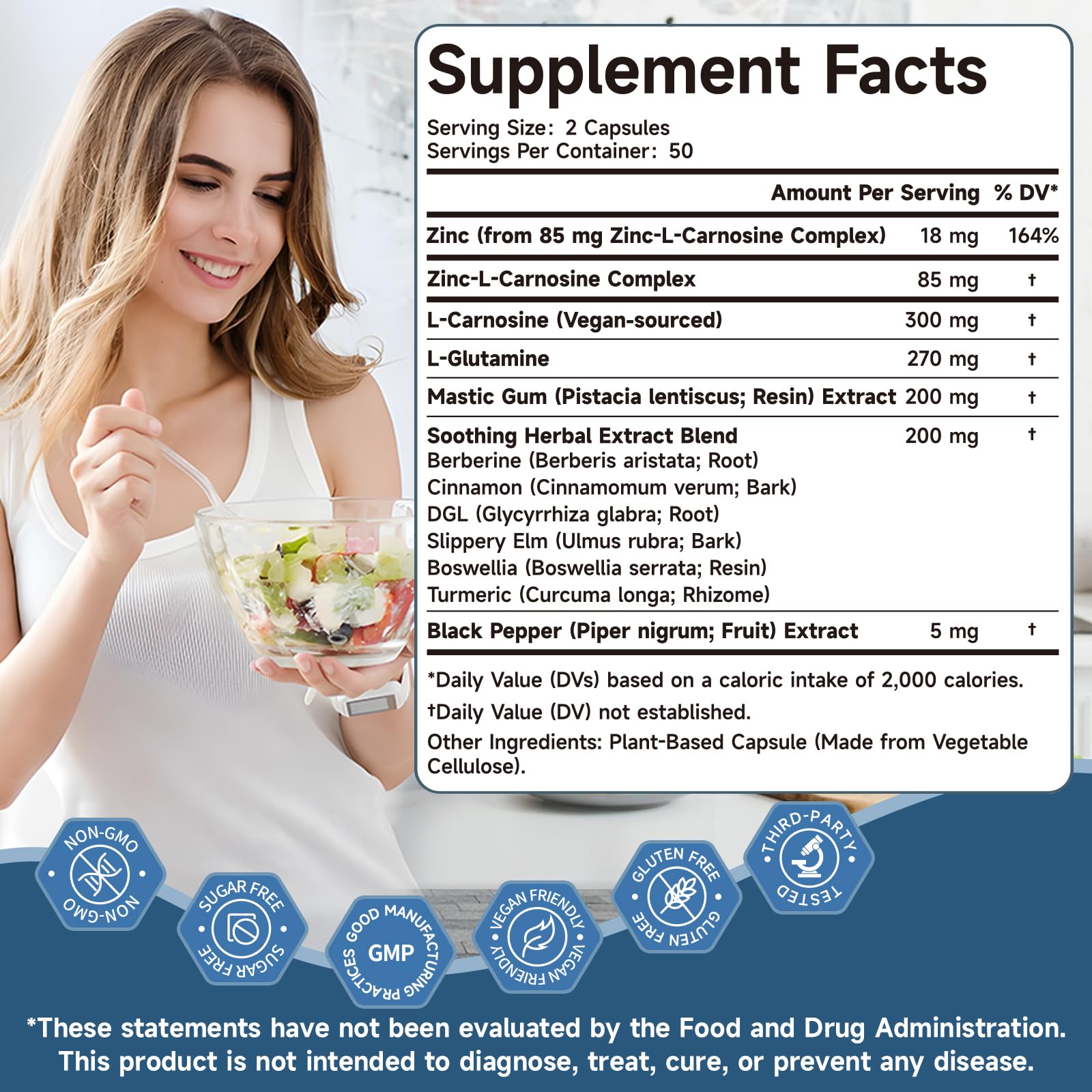 Trawecual etiqueta nutricional legible que muestra transparencia
