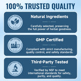 Trawecual goma de mastic y L-glutamina enfocados en soporte intestinal