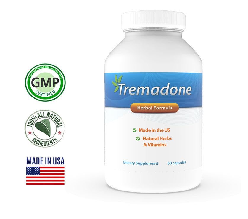 Tremadone cápsulas detalle de textura para fácil absorción