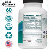 Real Science Nutrition suplemento Tremanol en ambiente doméstico tranquilo