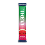 TREVI empaque frontal Watermelon mostrando 20 sobres y beneficio hidratación práctica