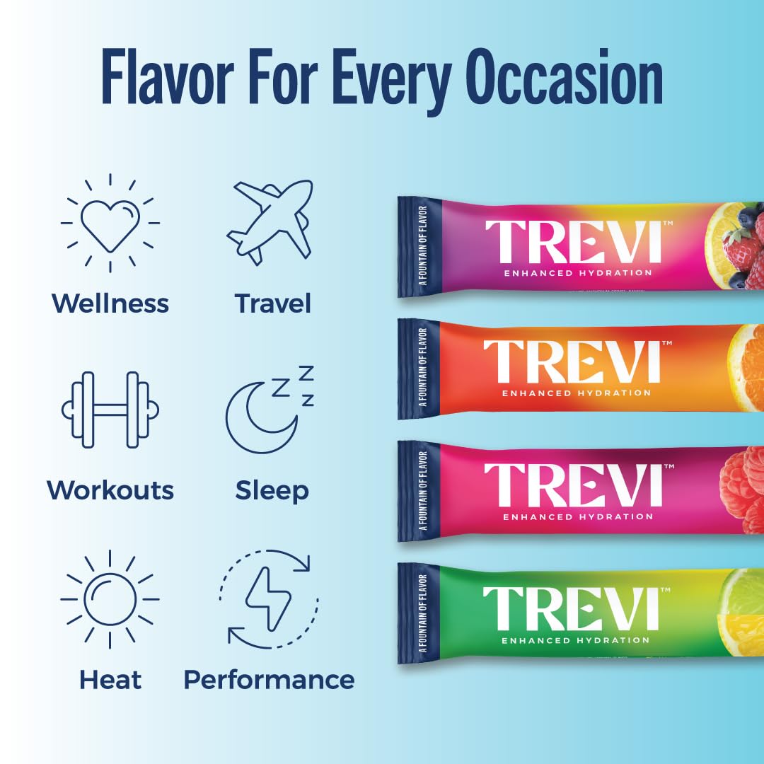 TREVI etiqueta de ingredientes detallando electrolitos y vitaminas