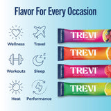 TREVI etiqueta de ingredientes detallando electrolitos y vitaminas