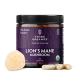 TRIBE ORGANICS frasco frontal mostrando etiqueta y beneficios claros