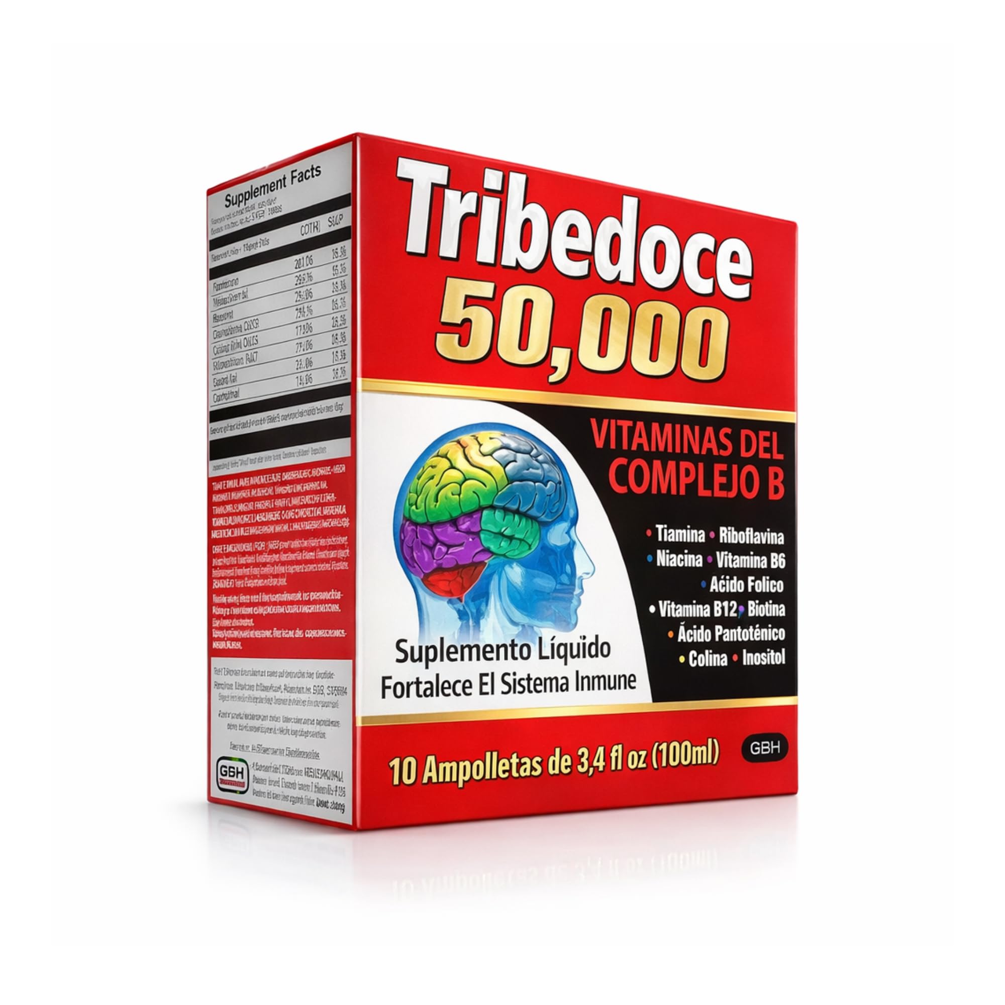 Tribedoce caja y etiqueta con información clara para elegir el suplemento adecuado