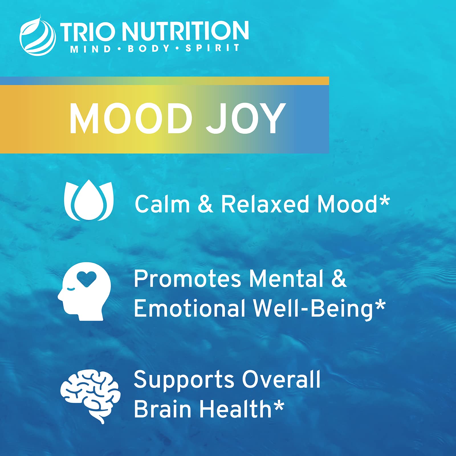 TRIO NUTRITION varios ingredientes naturales como ashwagandha y cúrcuma en foco