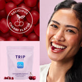 TRIP etiqueta con ingredientes clave y beneficios claros
