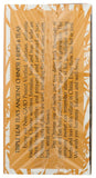 Triple Leaf Tea bolsa individual salida del sobre mostrando textura y sellado