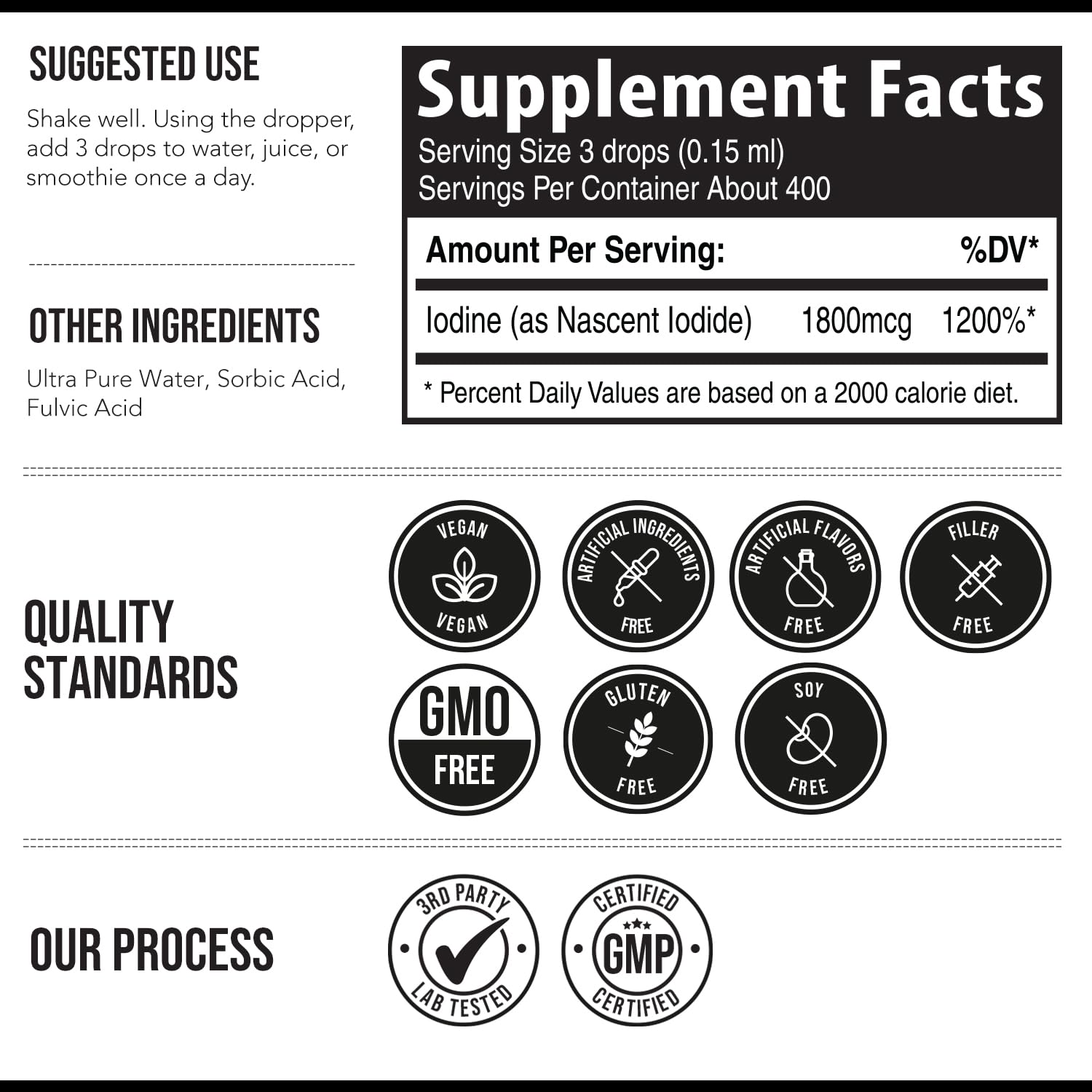 Triquetra Health frasco en cocina natural mostrando uso cotidiano y almacenamiento seguro