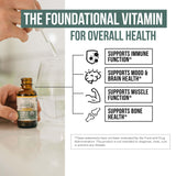 Triquetra Health etiqueta con sellos USDA Organic y pruebas de terceros