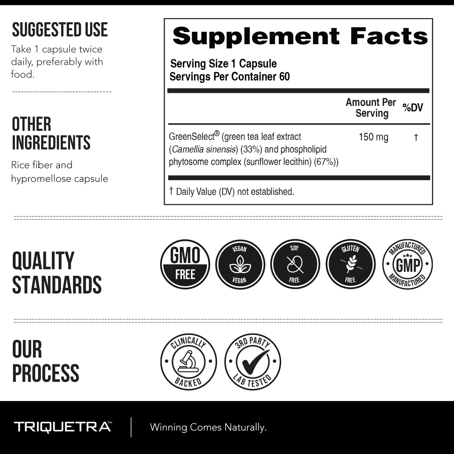 Triquetra Health suplemento junto a ropa deportiva indicando apoyo al ejercicio