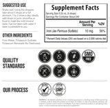 Triquetra Health frasco en mano para comparar tamaño y cantidad de tomas