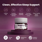 Troomy Nootropics primer plano de la textura de la gomita, apariencia apetecible